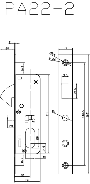 PA22-1 Clona pre poistný valec